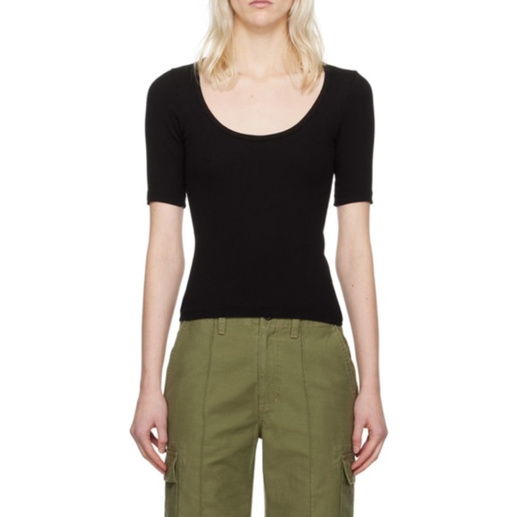 RE/DONE Black Hanes Edition T-Shirt - Picture 5 of 5